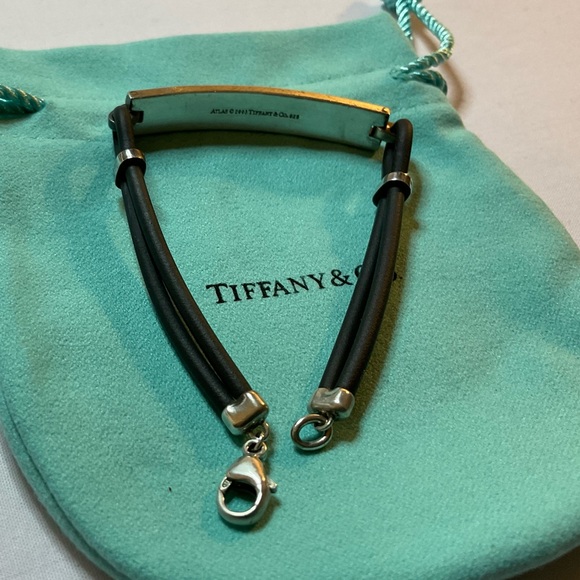 TIFFANY &Co. ATLAS Roman Numeral Bracelet Sterling Silver 925 7.25" - Picture 4 of 7